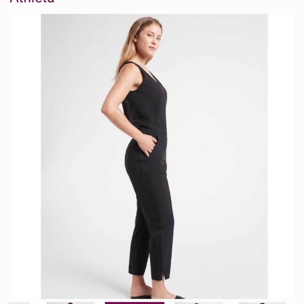 NWT Athleta Classic Black Brooklynn Jumpsuit - Sz 8
Casual, Work, Travel - Picture 2 of 12